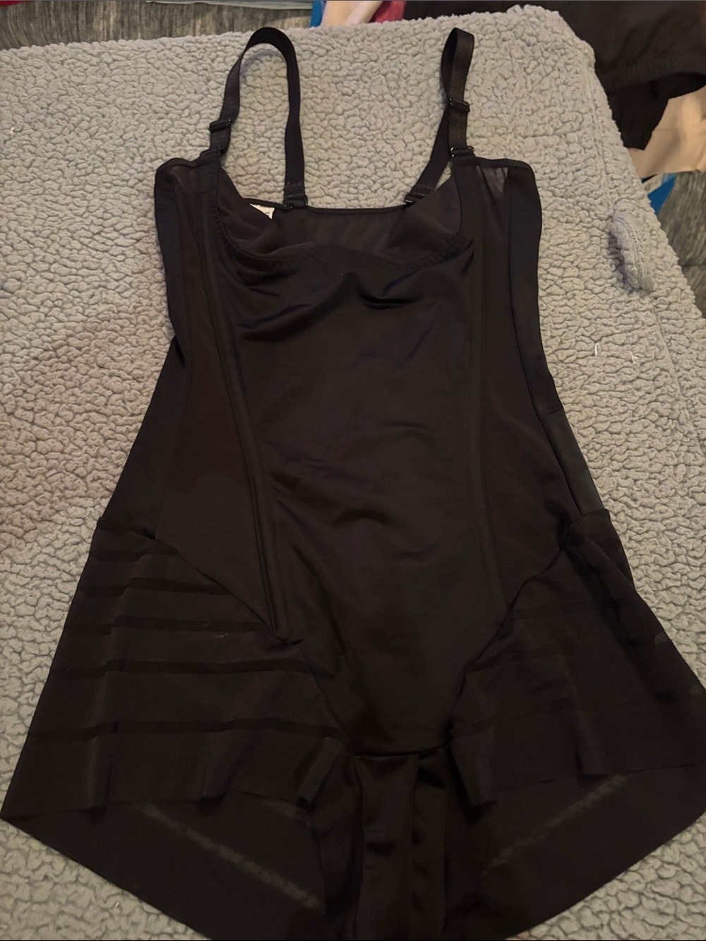 Maidenform Black Shapewear Camisole Bodysuit